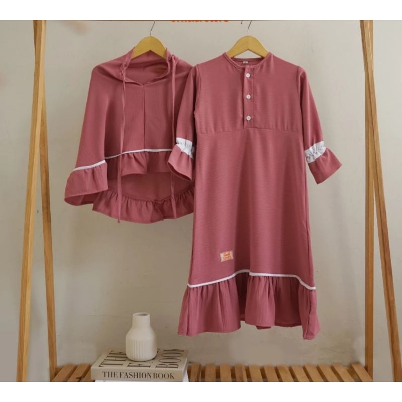 Fast Delivery Gamis Anak Perempuan/Gamis+Krudung Balqis