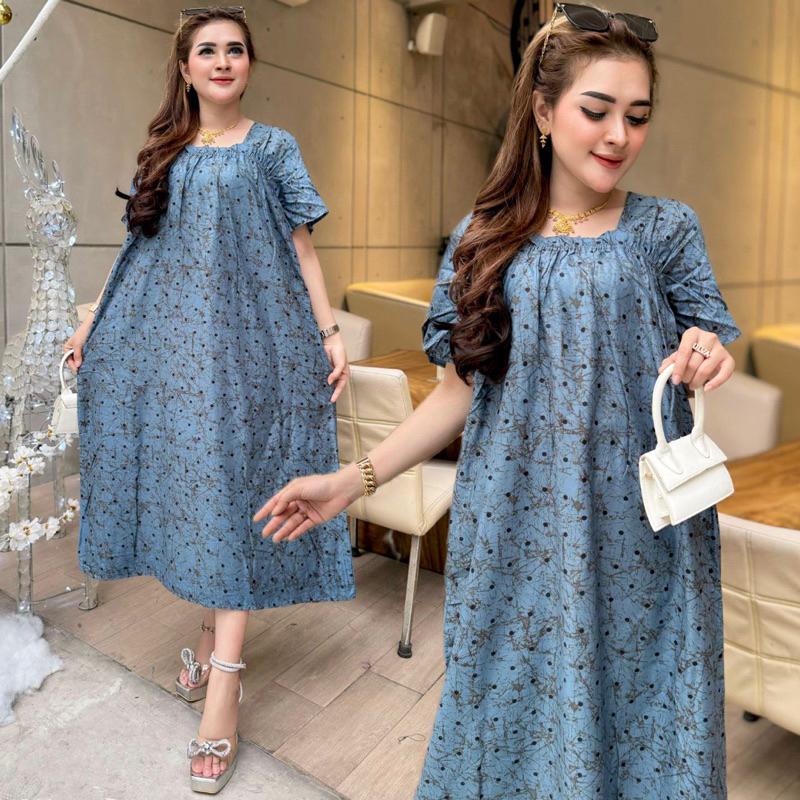 DASTER FUJI JUMBO PANJANG MOTIF DAISY TERBARU 2023 KEKINIAN