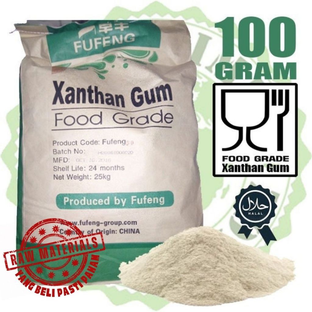 XANTHAN GUM Food Grade. Xanthan Gum.Xantan Gum.Xantham 100gram