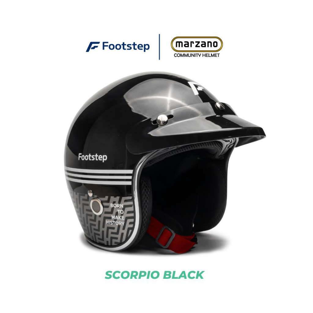 Footstep Footwear x Marzano Helm Retro Bogo Scorpio Black Original