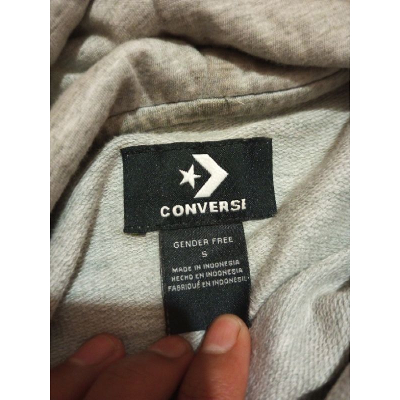 Hoodie Converse embroidered star chevron