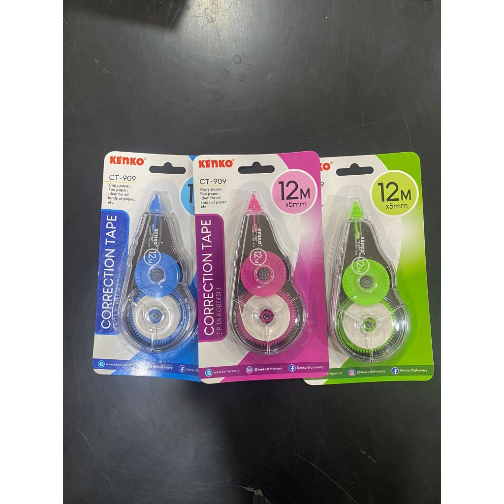 

KENKO CORRETION TAPE 909 / TIPE X KERTAS 12m
