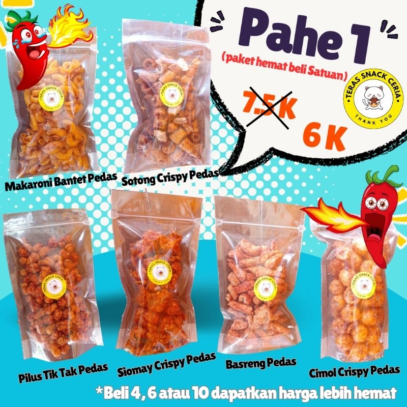 

Aneka Snack Cemilan Pedas Kekinian Bikin Nagih