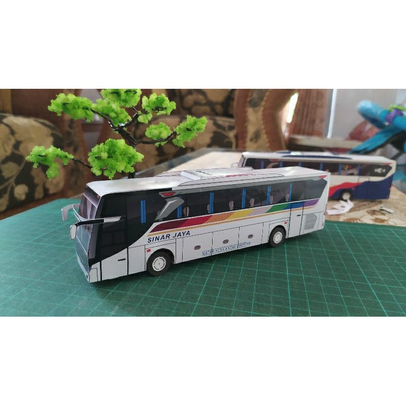 papercraft bus SINAR JAYA (XHD)
