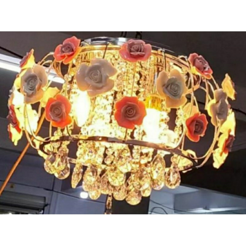 Lampu plafonkristal shabby chic