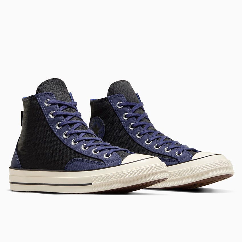 Converse Chuck Taylor 70s High Top Black/Uncharted Waters Blue - Original