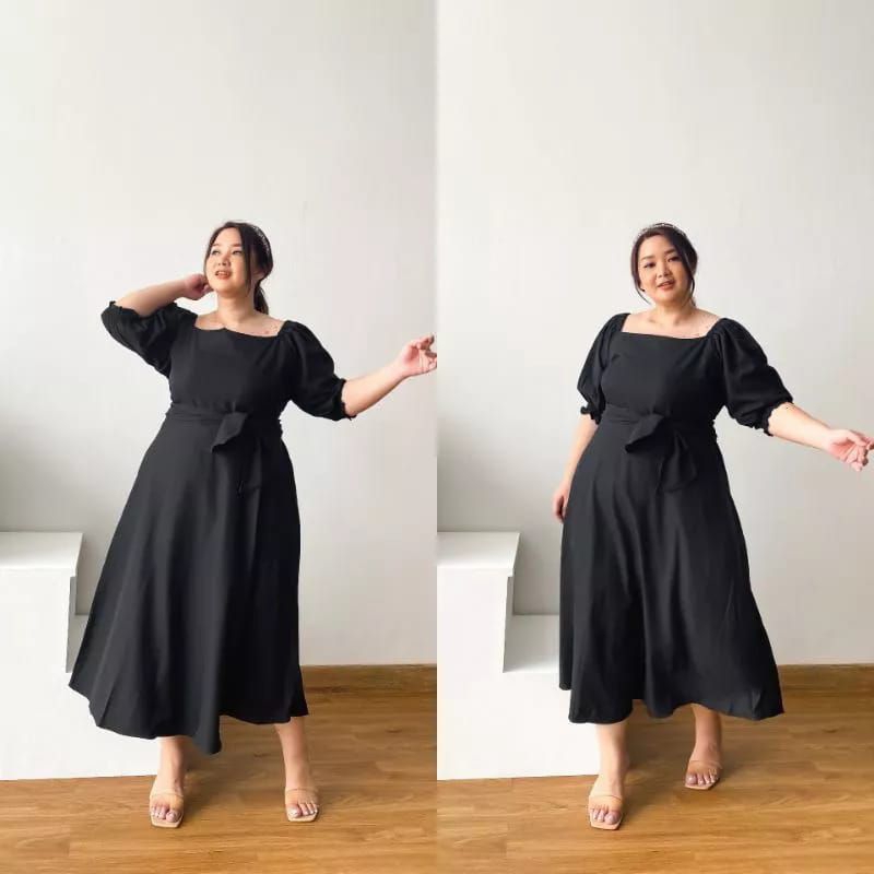 DRESS WILYANA//DRESS BIG SIZE//DRESS JUMBO WANITA//DRESS NATAL//DRESS KOREAN STYLE