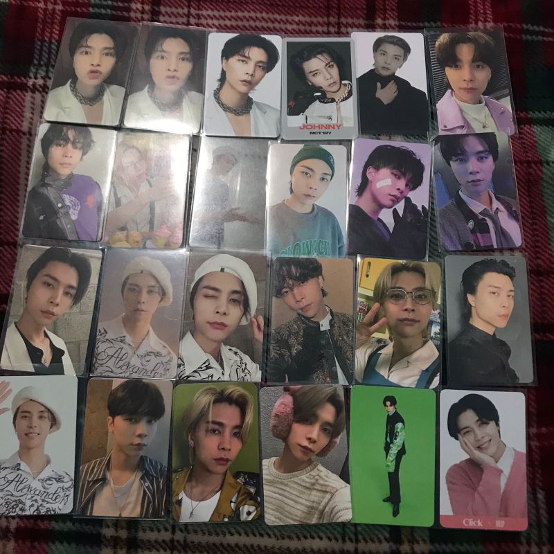 OFFICIAL PC PHOTOCARD JOHNNY POUT NCT 127 FORTUNE SELCA KONSEP BAKERY HOUSE UNIVERSE STICKER TRADING