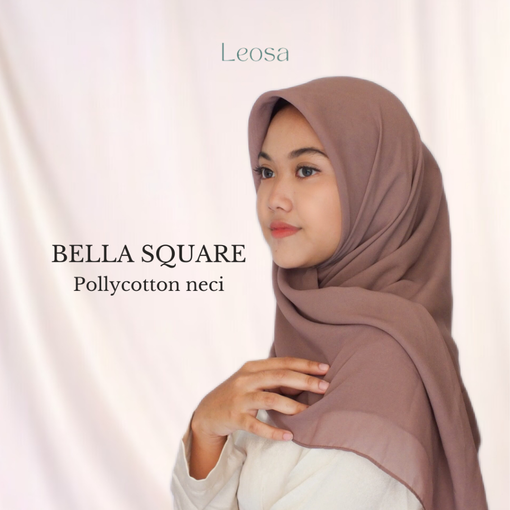 BELLA SQUARE POLYCOTTON/ BELLA SQUARE/ HIJAB BELLA SQUARE
