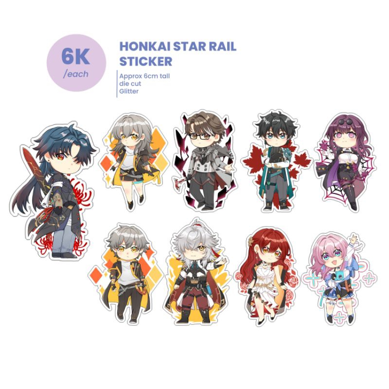 

Honkai Star Rail Die Cut Sticker