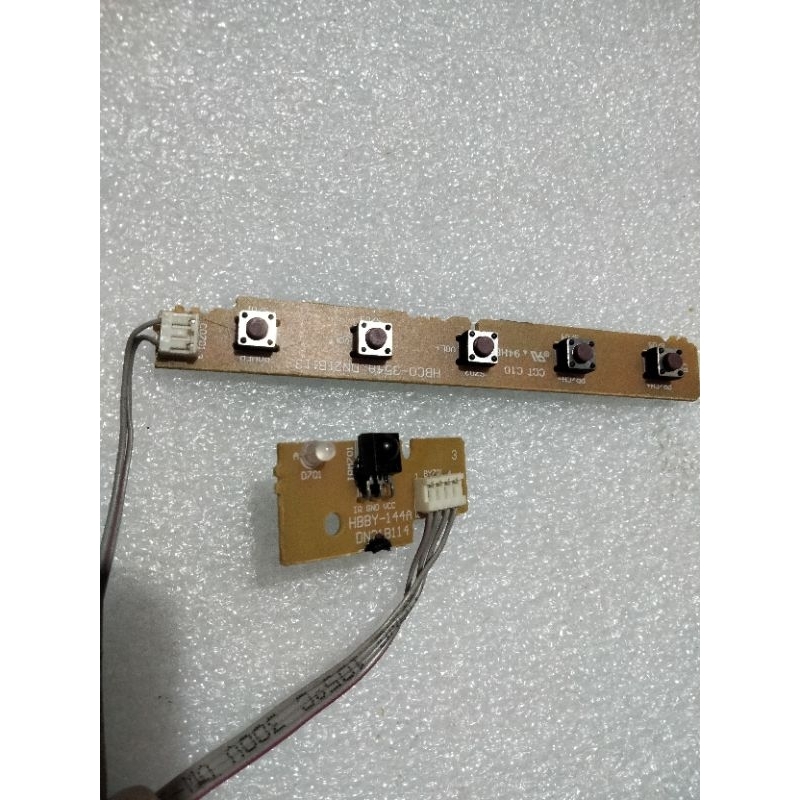 IR SENSOR TOMBOL MANUAL TV LED POLYTRON PLD32TV1855 PLD 32TV1855