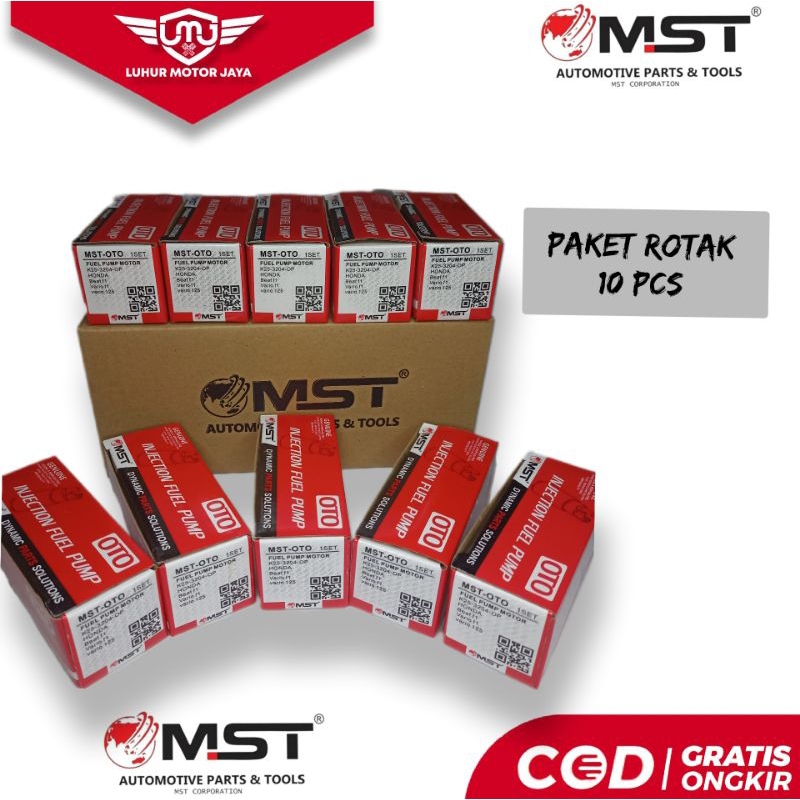 Paket Rotak k25 MST Otopart Rotak Beat Vario 125 Scoopy fi Esp Spacy ISI 10 PCS