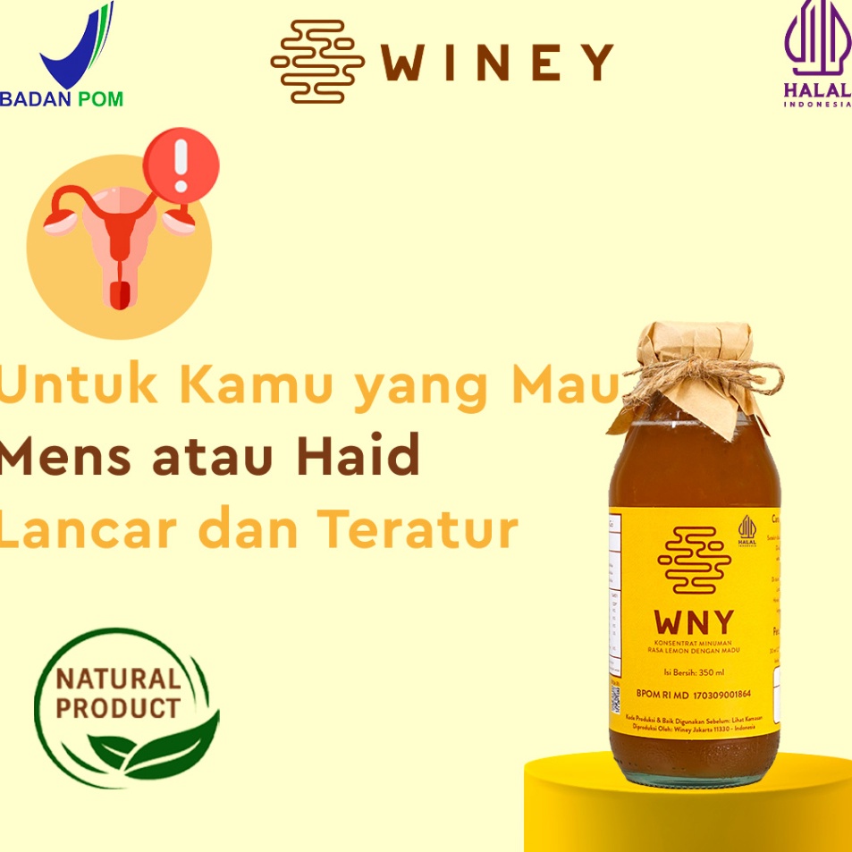 

Seller WNY Atasi Mens atau Haid Tidak Teratur Winey Healthy Drink BPOM HALAL Atasi Mens atau Haid Sakit Pelacar Mens Pelancar Haid BERGARANSI Bayar Di Tempat