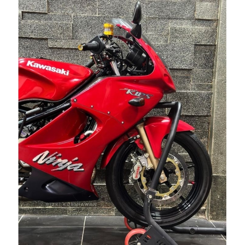 (BAYAR DITEMPAT) Striping Ninja RR old CKD ZX 2007 2008 Merah striping lis stiker standar Ori Kawasa