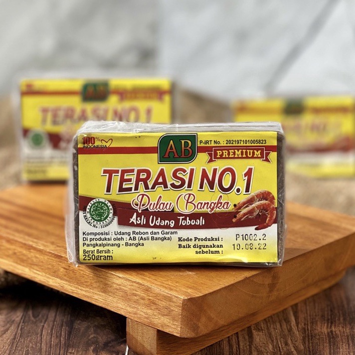 

Serba Murah Terasi Udang Bangka No 1 Merk AB Asli Udang Toboali 24 gr Dijual