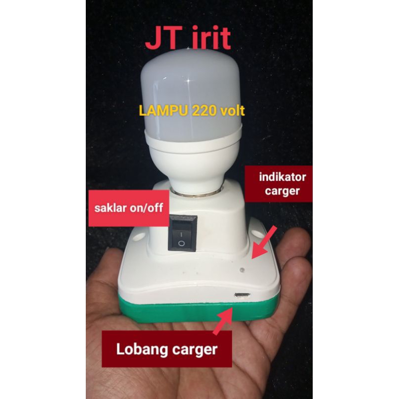 Lampu emergency megic otomatis