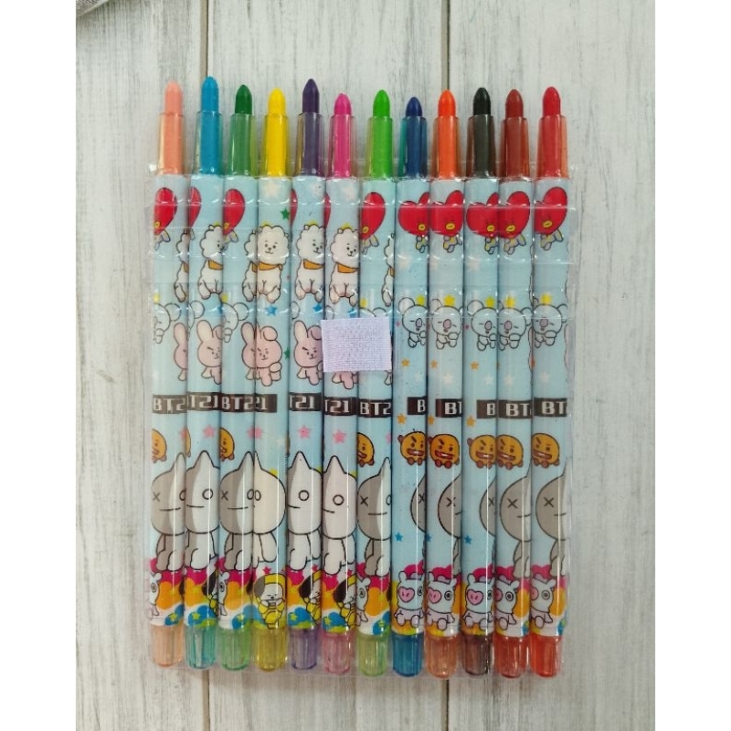 

CRAYON PUTAR 2012D 12W PANJANG MOTIF BT21