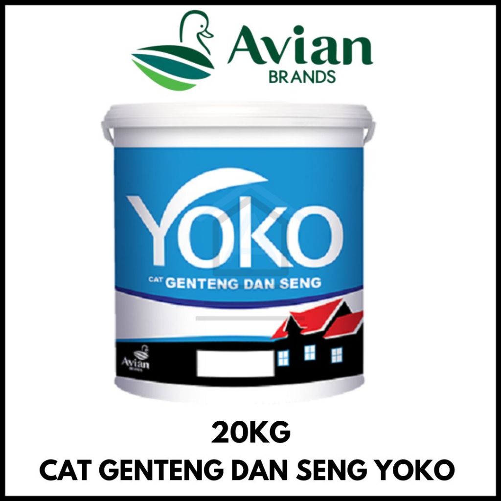 Cat Genteng dan Seng Yoko Roof kemasan 20 Kg