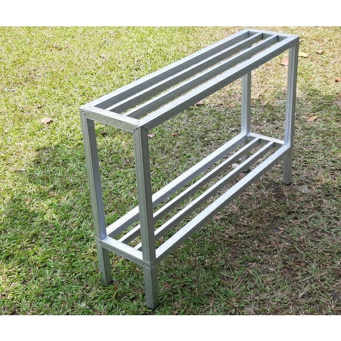 1 meter hollow baja ringan/rak sepatu/rak serbaguna/rak multifungsi/pot planter