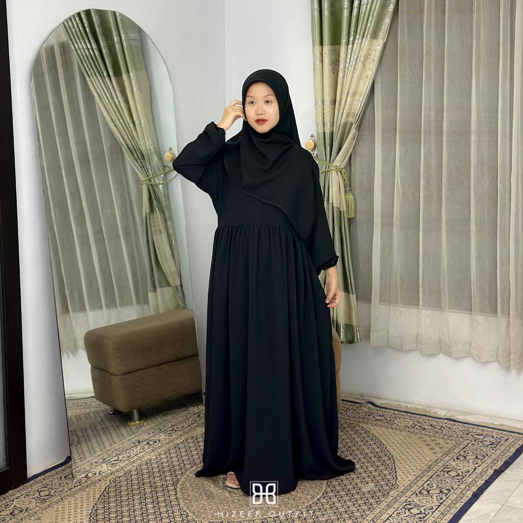 MIDI DRESS CRINKLE BUSUI BUMIL FRIENDLY