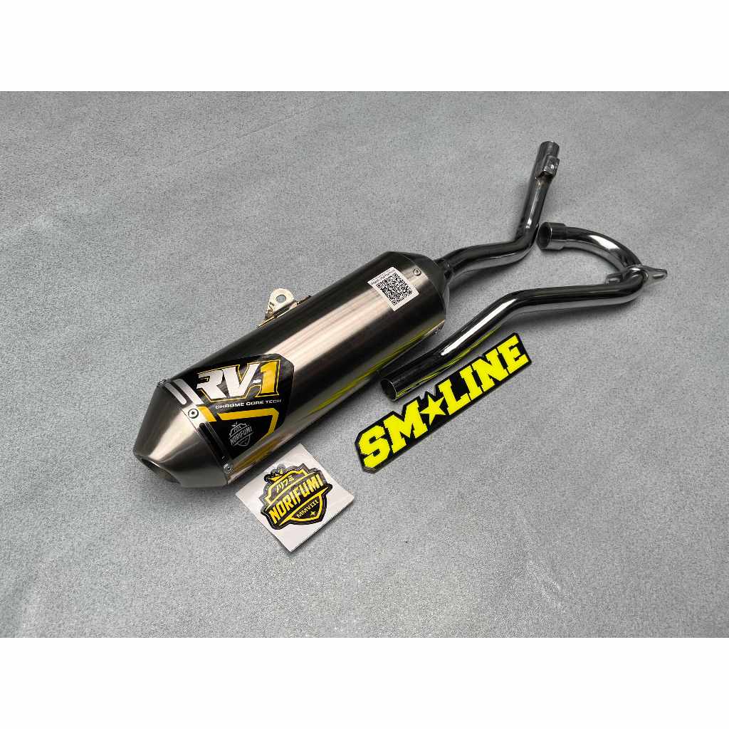Knalpot Norifumi RV1 GRIDZ KLX150,CRF150,WR155 Knalpot CRF150 KLX150 WR155 Norifumi RV1 GRIDZ