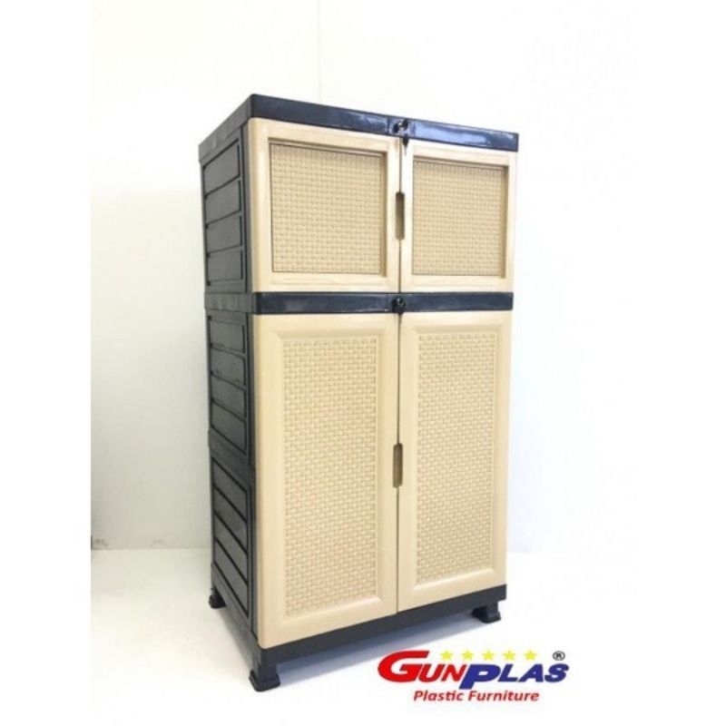 Lemari Plastik Gunplas Plastik Jumbo 3 Susun / Murah /.FURNIQ
