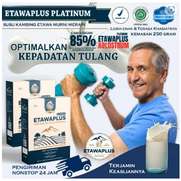 

Susu Kambing Etawaplus Platinum Kolostrum Untuk kepadatan tulang, Susu Etawa Untuk Nyeri sendi & keluhan pernafasan | Susu kambing Etawa Kolostrum Asli - Susu Etawaku Untuk Osteoporosis