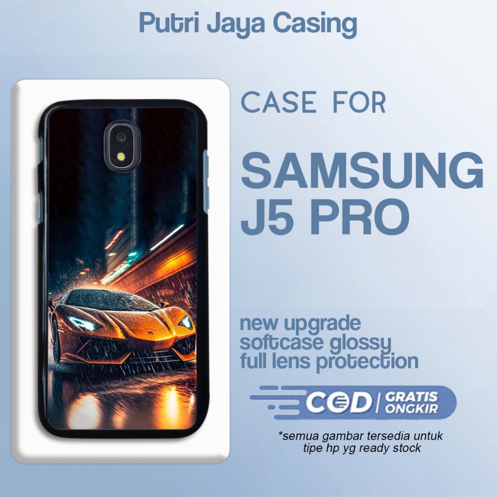 case samsung j5 pro motif terbaru aesthetic sportcar 07 hitam casing estetik keren cute cewek cowok 