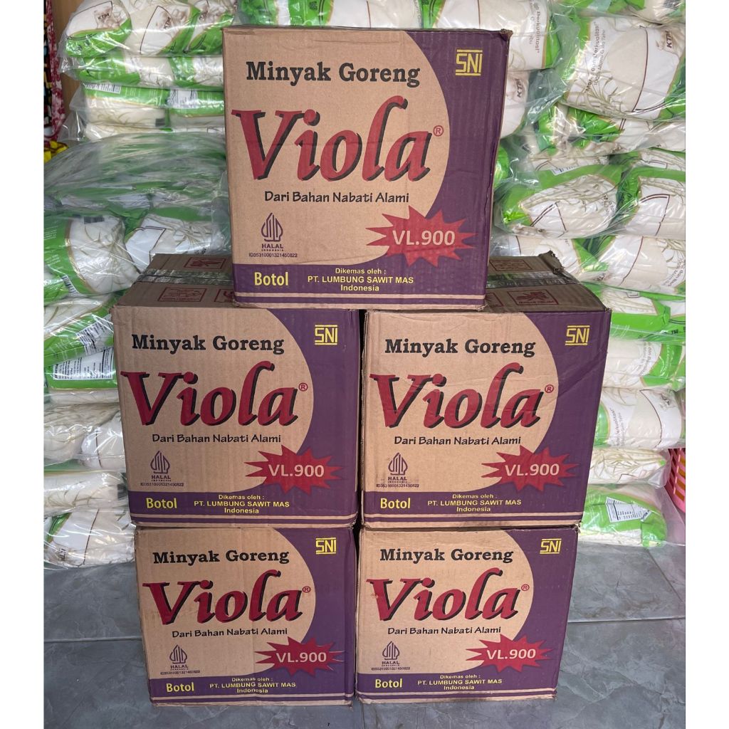 

[[ JATIM ]] Minyak Goreng Viola Botol VL.900 Netto 750ml 1 Karton 12 Pcs