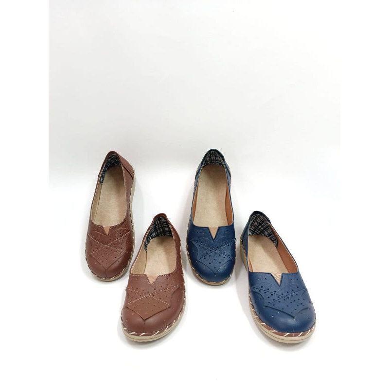 Sepatu Pentopel Wanita Kickers Kulit Pentopel Kulit Asli