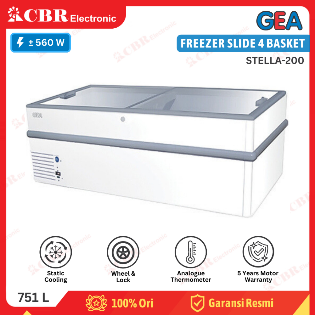 FREEZER SLIDE GEA STELLA-200 (Sliding Freezer) 751 L