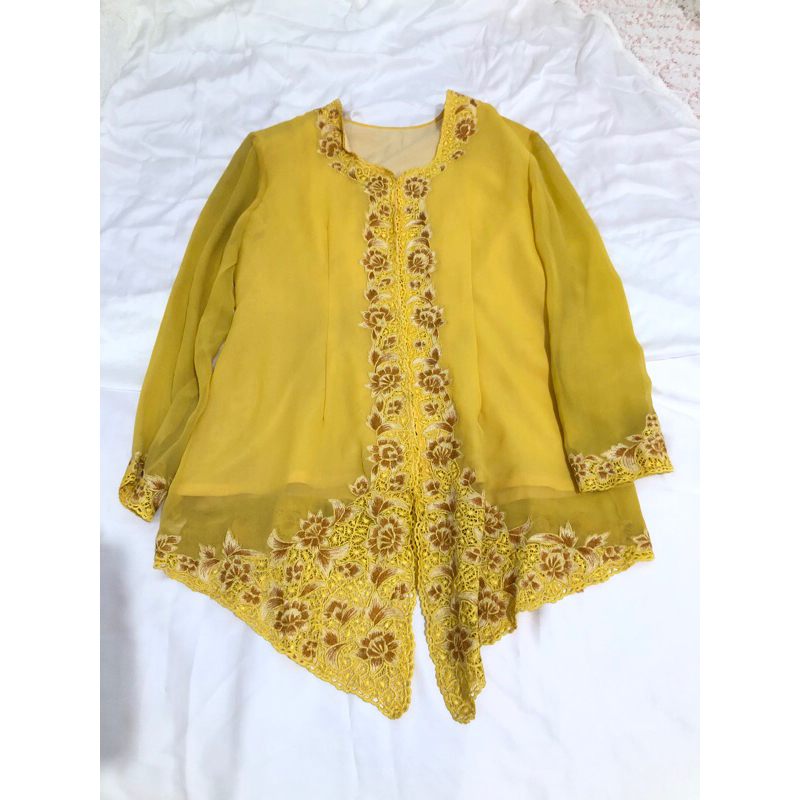 PRELOVED KEBAYA PANJANG KUNING