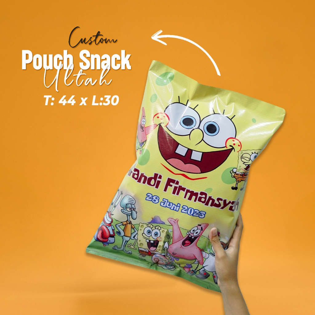 

Kemasan Pouch Snack Ulang Tahun Anak ukuran T44 X P30 cm