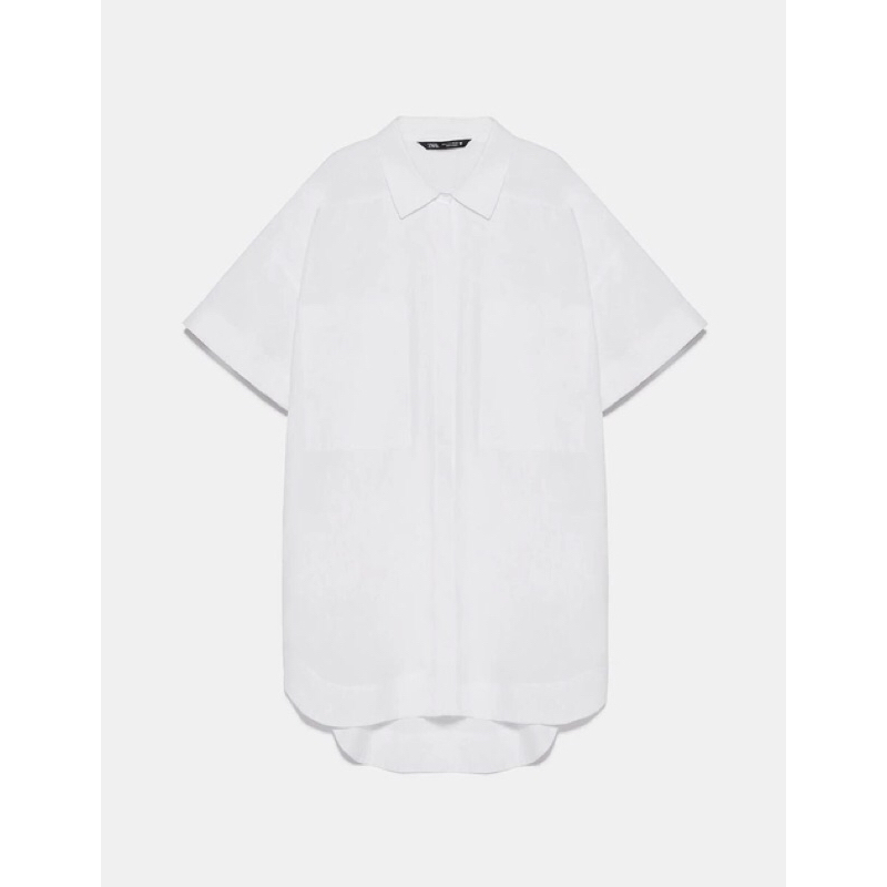 PRELOVED ZARA DRES KATUN POPLIN