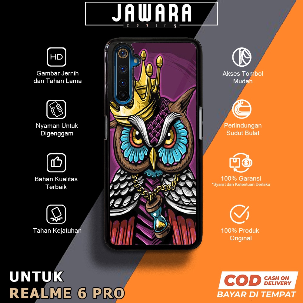 Case Realme 6 Pro Casing Realme 6 Pro [OWL] Premium Glossy Case Hp Realme 6 Pro Jawara Casing Hp Rea