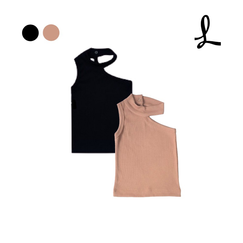 LOMA - TankTop Anak Perempuan 2-6 th | One Shoulder Halter Top