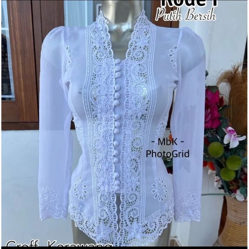 kebaya bordir jadii || Kebaya Bali Modern || Kebaya Bali Kekinian || Kebaya Bali Murah || Kebaya Ada