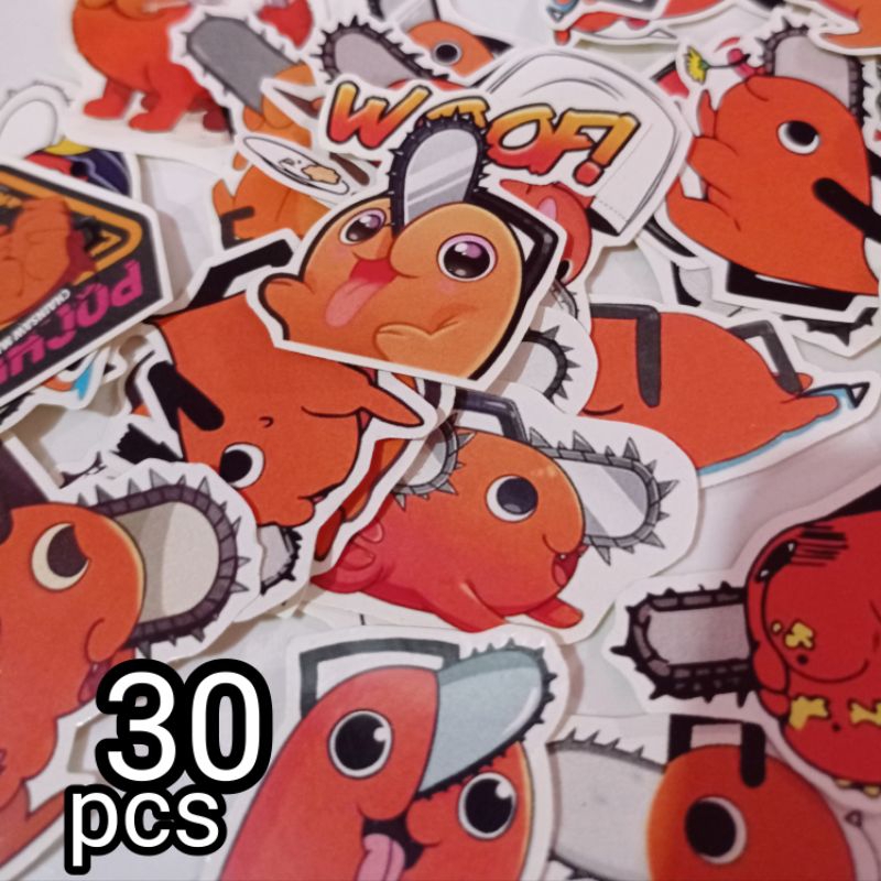 

Sticker Pochita Chainsaw Man Stiker Anime Chainsaw Man 30pc