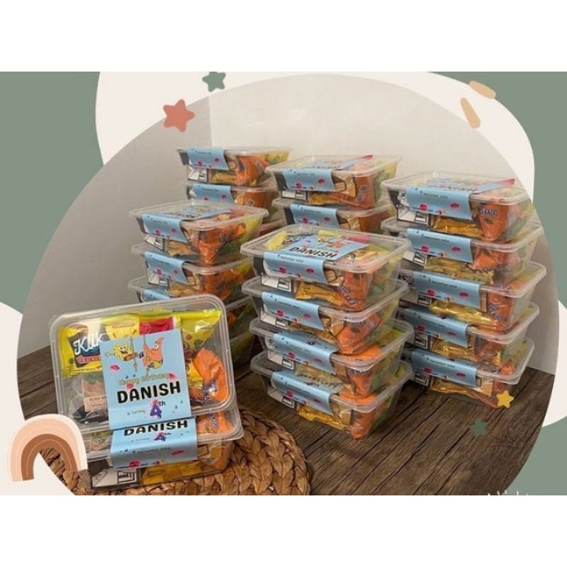 

Paket Snack Ulang Tahun Thinwall Bingkisan Ultah Paket Hemat