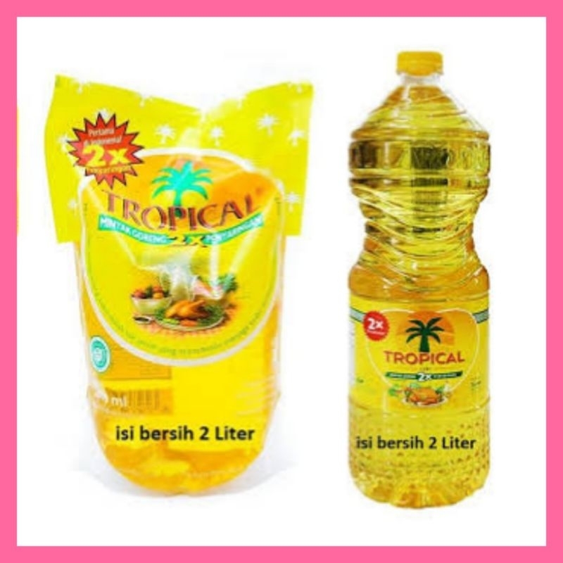 

minyak tropical 2 liter pouch botol