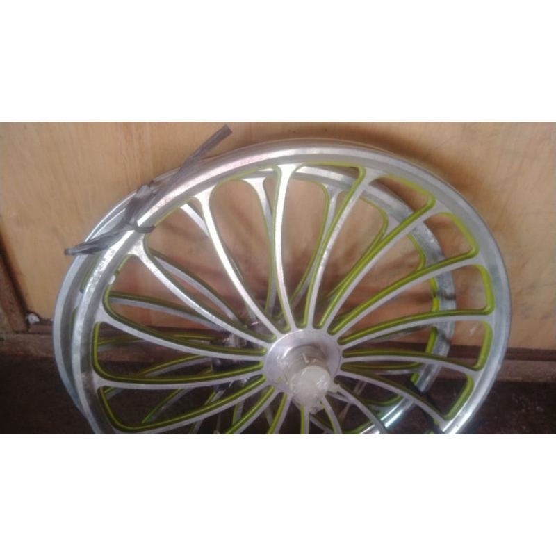 roda wheelset sepeda sealed bearing center no minus velk velg roda sepeda kipas Sepasang Rim Wheel P