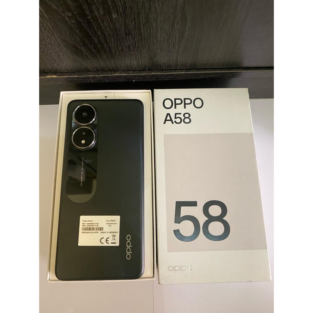 OPPO A58 4G RAM 6/128 GB SECOND LIKENEW FULLSET