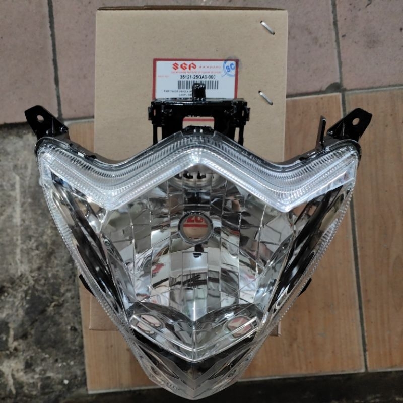 lampu depan / replektor only satria fu new facelift 2013-2015 ori suzuki