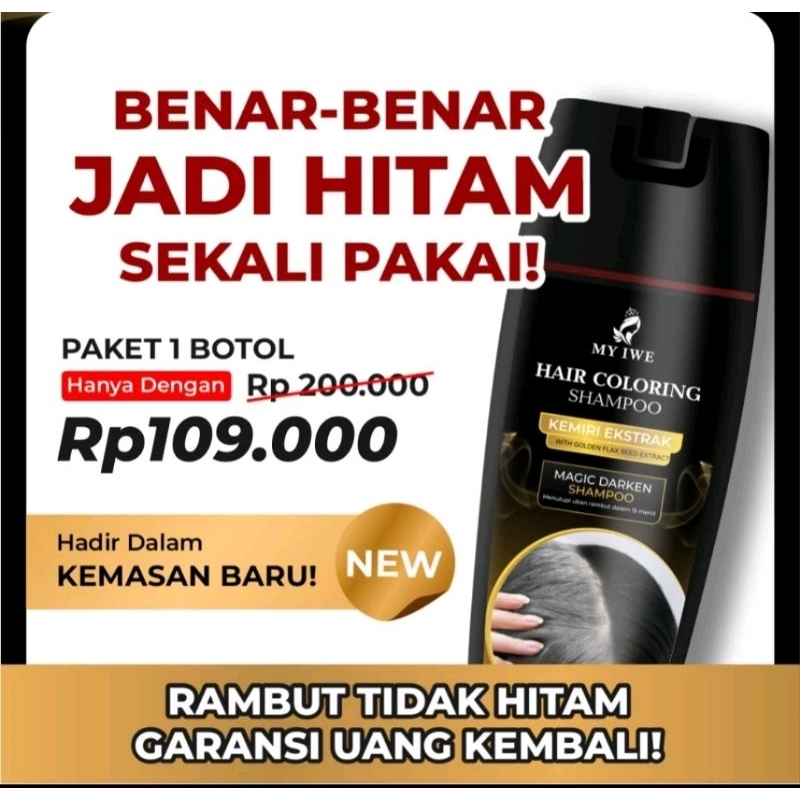 shampo myiwe penghilang rambut beruban HALAL