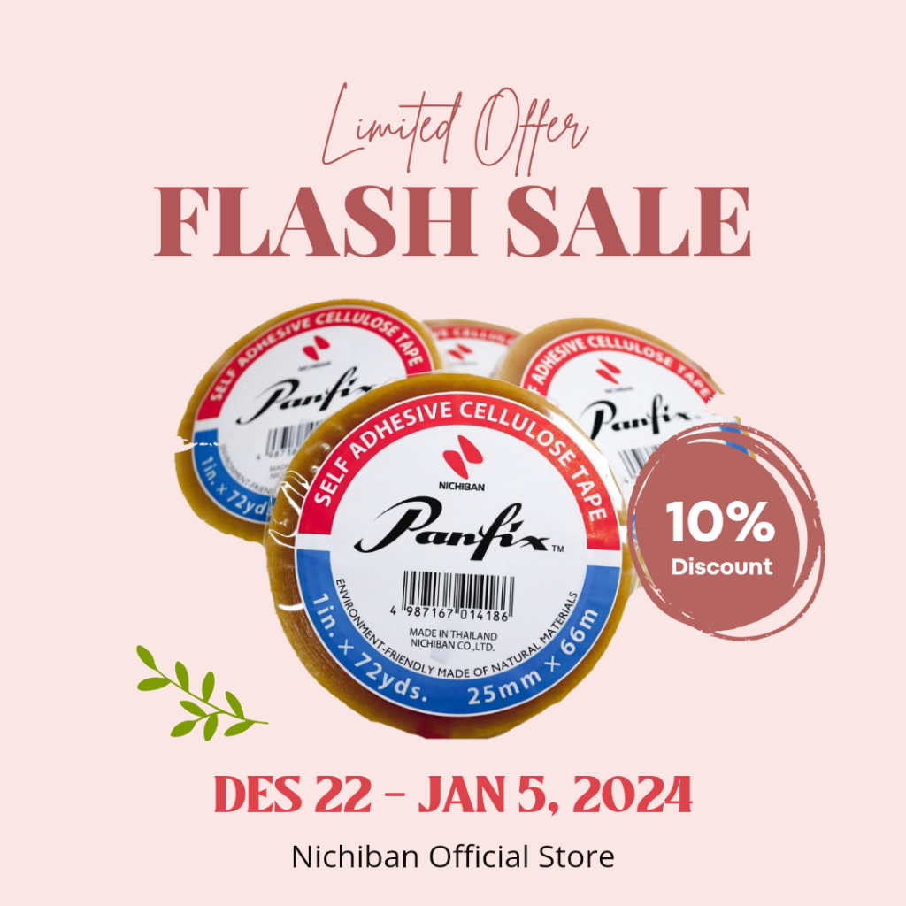 

Panfix 1 Inch x 72Yds x Core 3 Inch Cellulose Tape