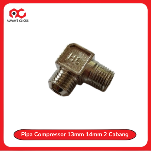 Pipa Compressor 13mm 14mm 2 Cabang