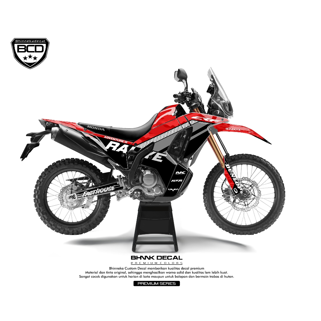 DECAL STICKER CRF RALLY 250 2021 ADVENTURE