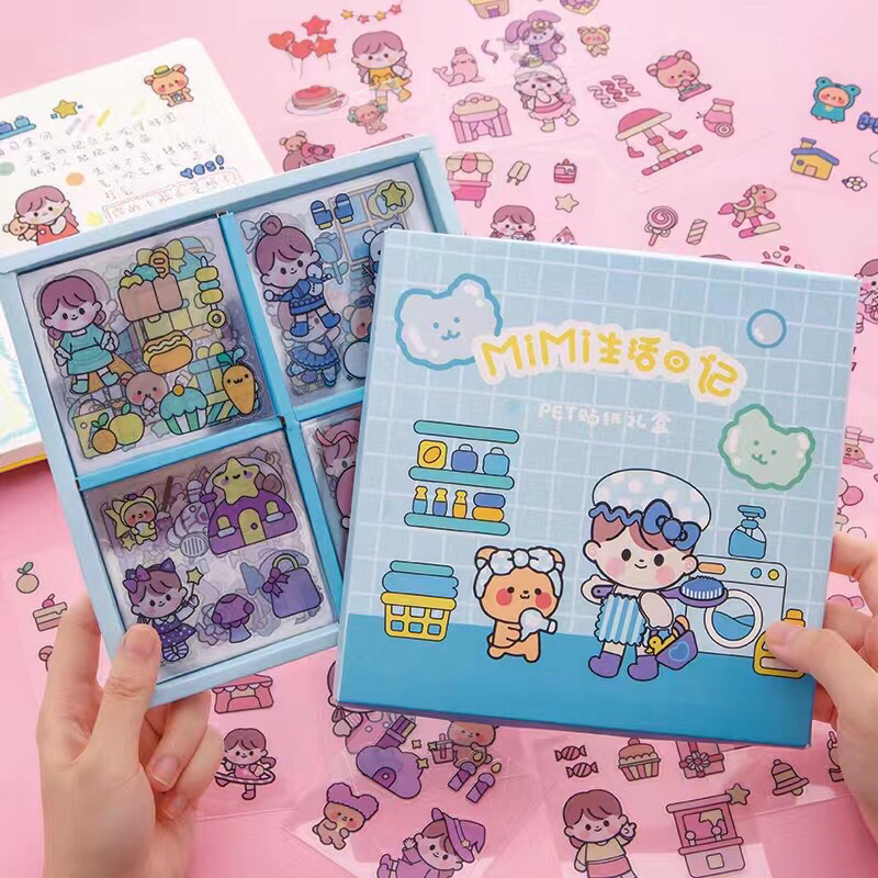 

PLT - 20 LEMBAR - STICKER AESTHETIC DESIGN DIY / STICKER TUMBLER WATERPROOF / STICKER BUKU DIARY IMPORT