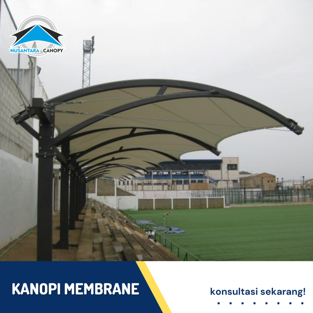 Kanopi membrane berkualitas jakarta barat - canopy atap membrane bergaransi - tenda membran