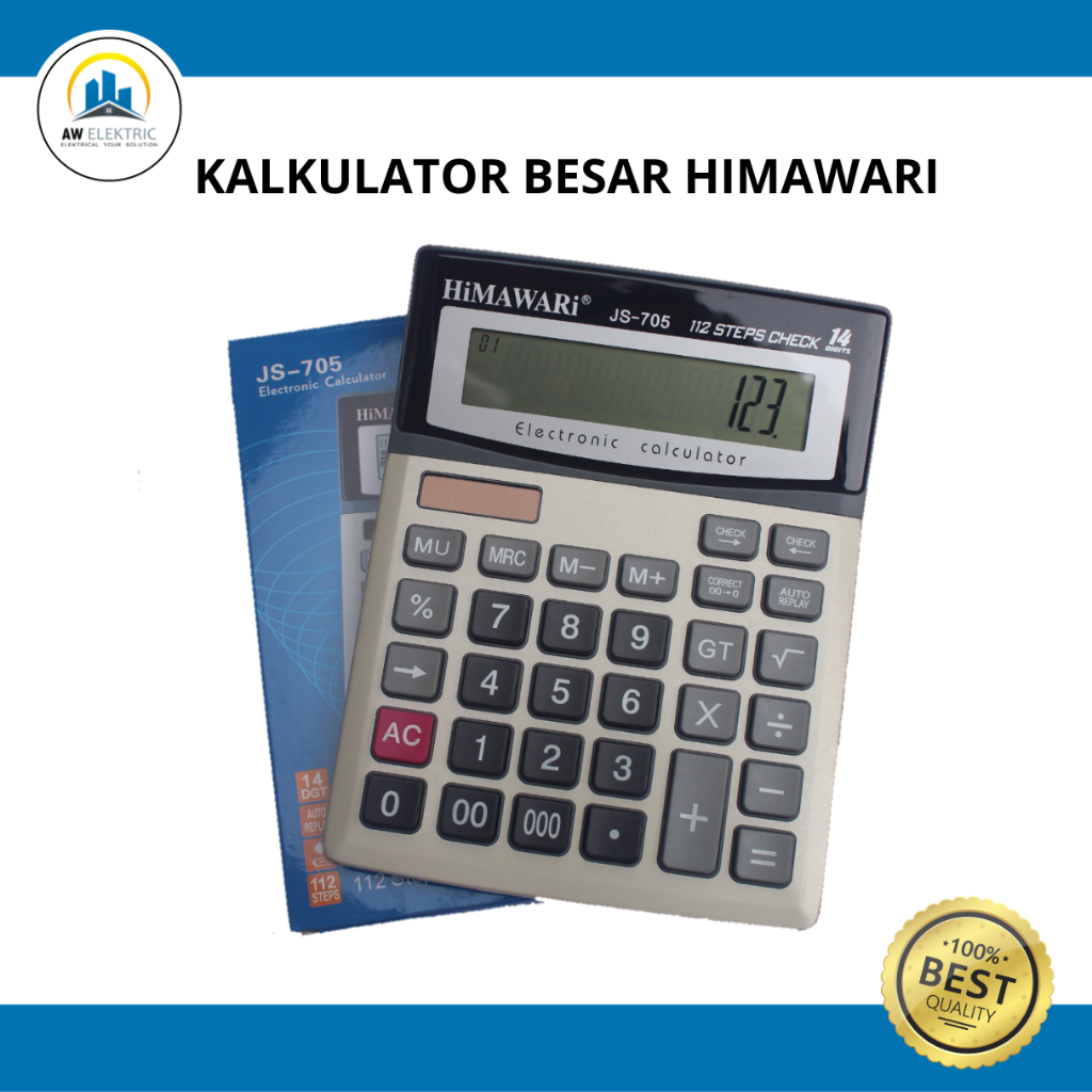 

kalkulator besar 14 digit HIMAWARI JS-705